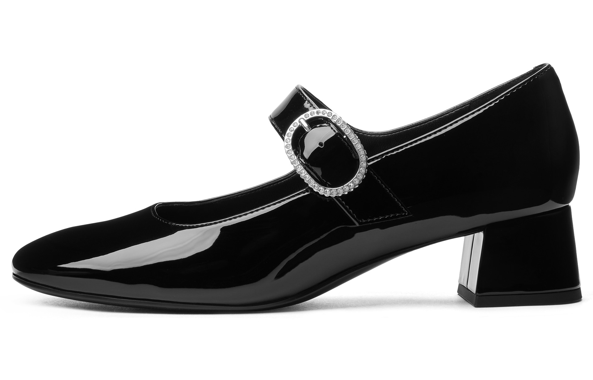 CHARLES&KEITH CHARLESKEITH ck PU 4cm Black PatentBurgundyNude