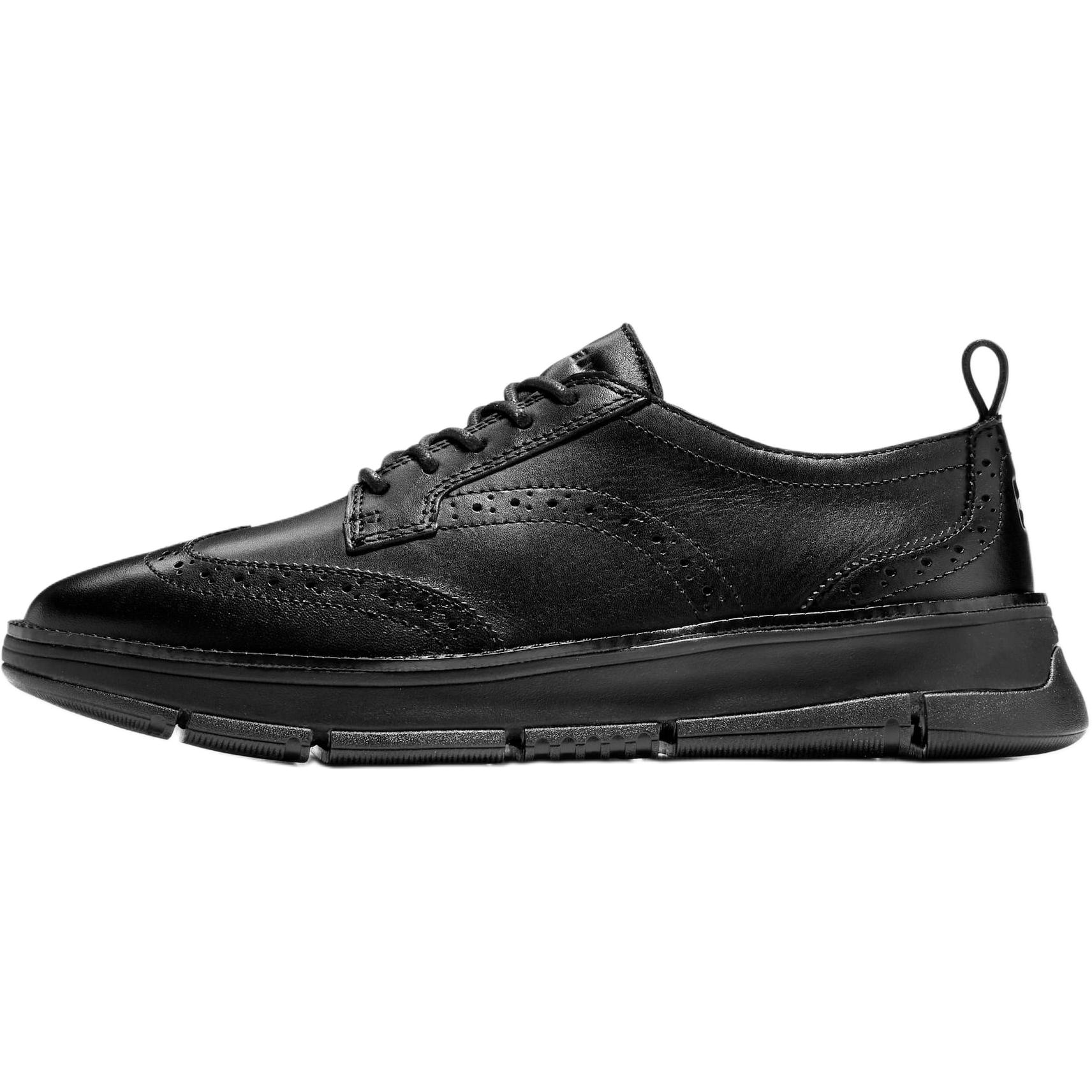 COLE HAAN/歌涵 Cole Haan Brogue Lace-Up Platform Oxford Black