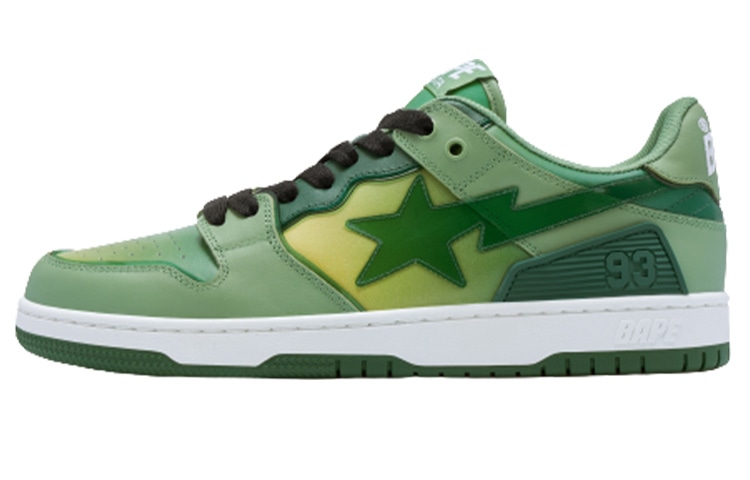 A BATHING APE SK8 White Green