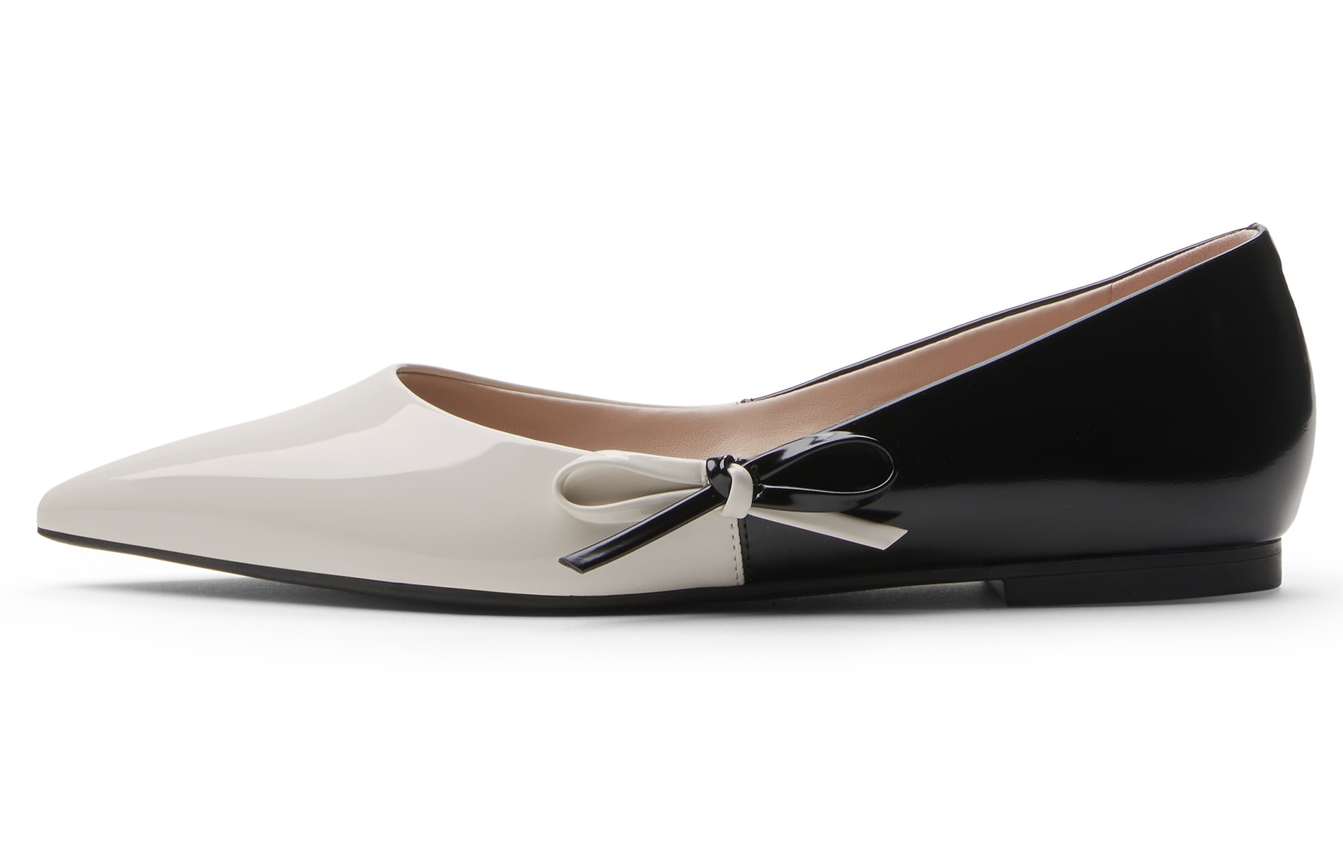 CHARLES&KEITH CHARLESKEITH ck PU 1cm BLACK TEXTUREDChalk