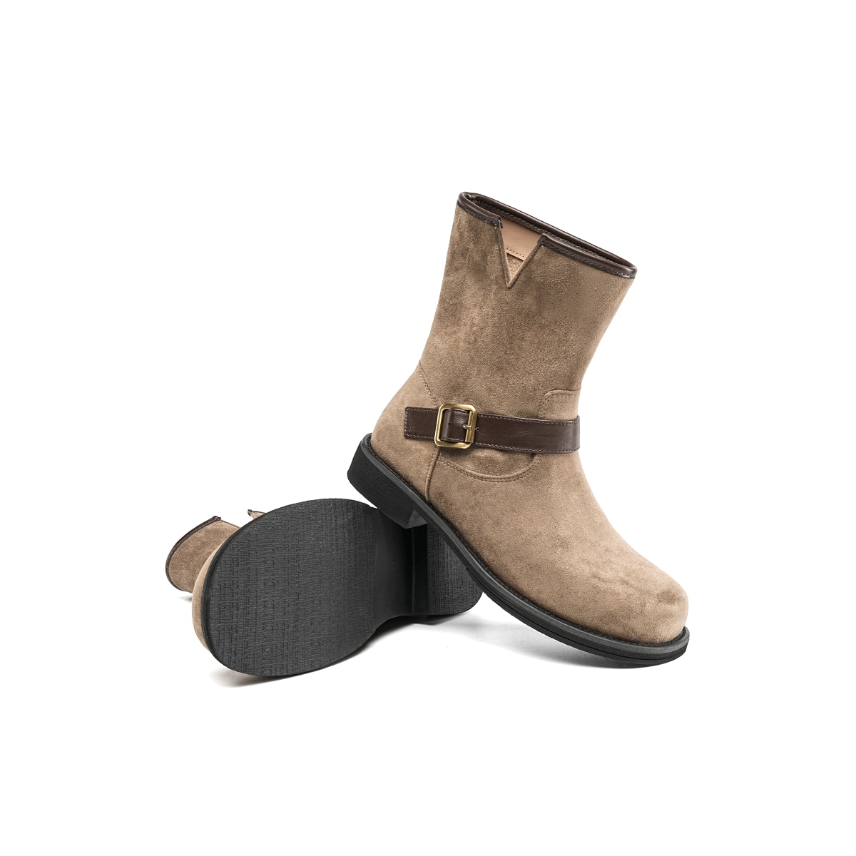 Eblan Short Boots Khaki — фото 2