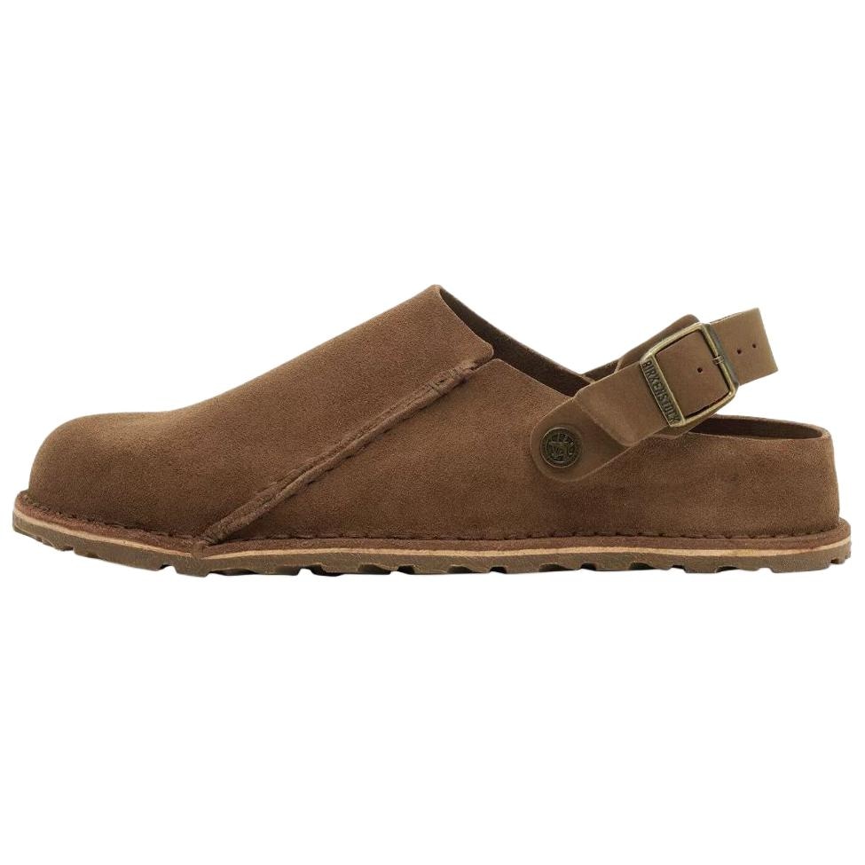 Birkenstock Lutry Premium Suede Brown Wide