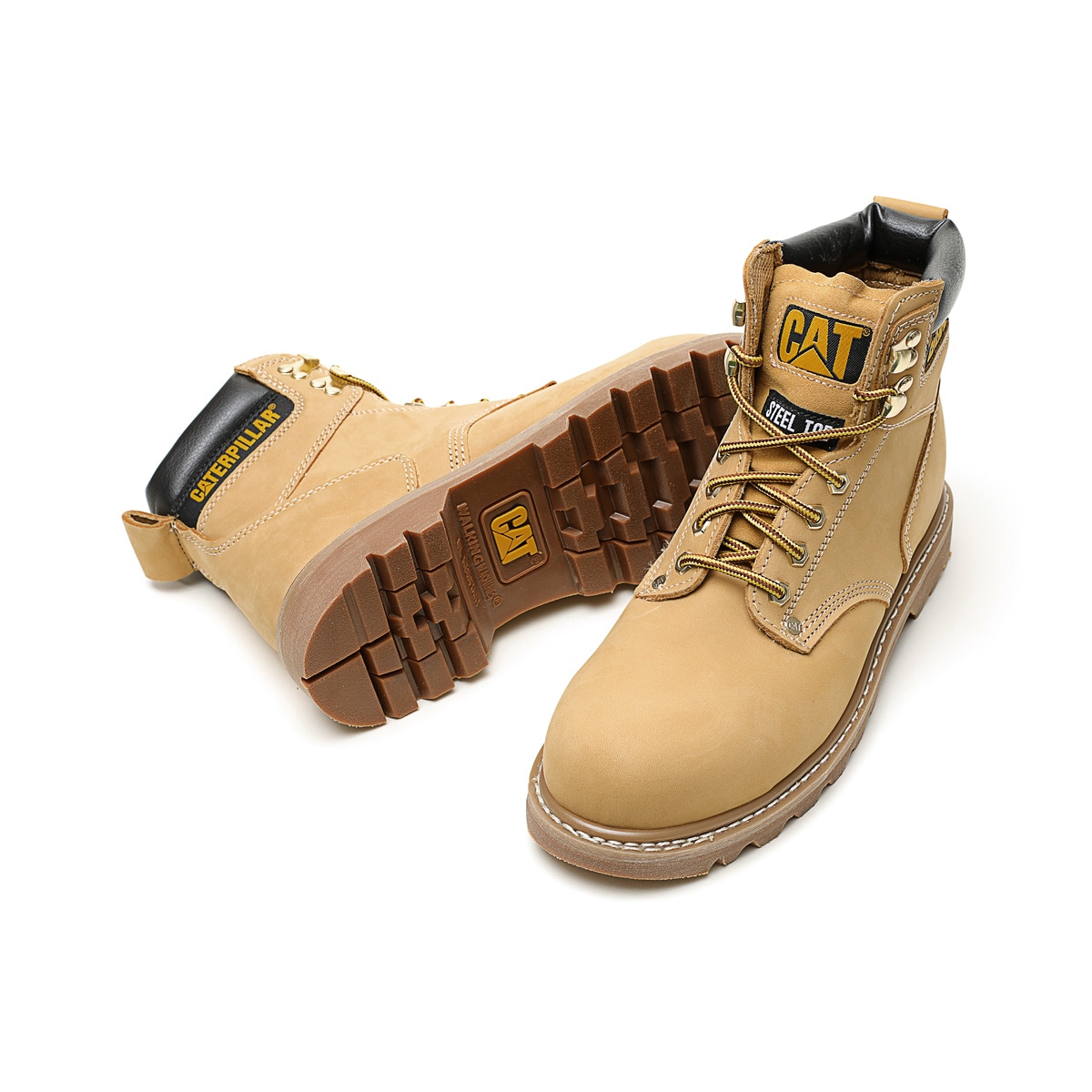 Cat Classic Retro Short Martin Boots Yellow — фото 2