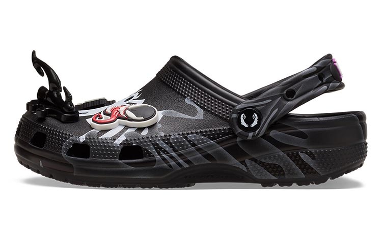 Crocs Spider-Man Venom Classic Clogs Black