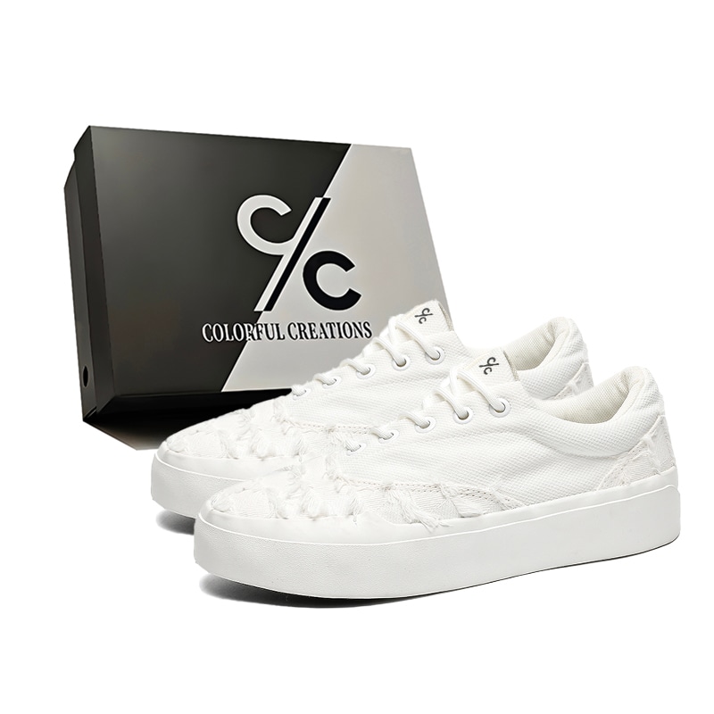 Colorful Creations Checkerboard Tassel Canvas Sneakers