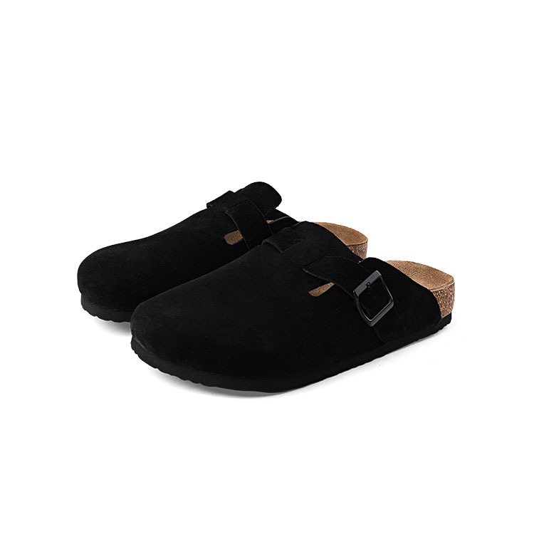 Hanqiaoriji Cocoon Series Suede Clogs Black — фото 2