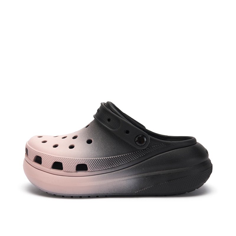 Crocs Classic Crush Clog Black Pink