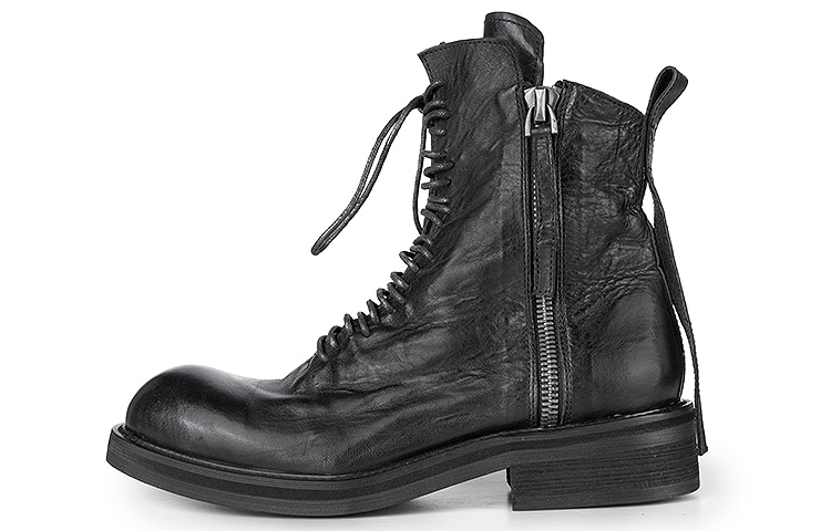 幻象者 Huànxiàngzhě Original Design High-Top Leather Boots