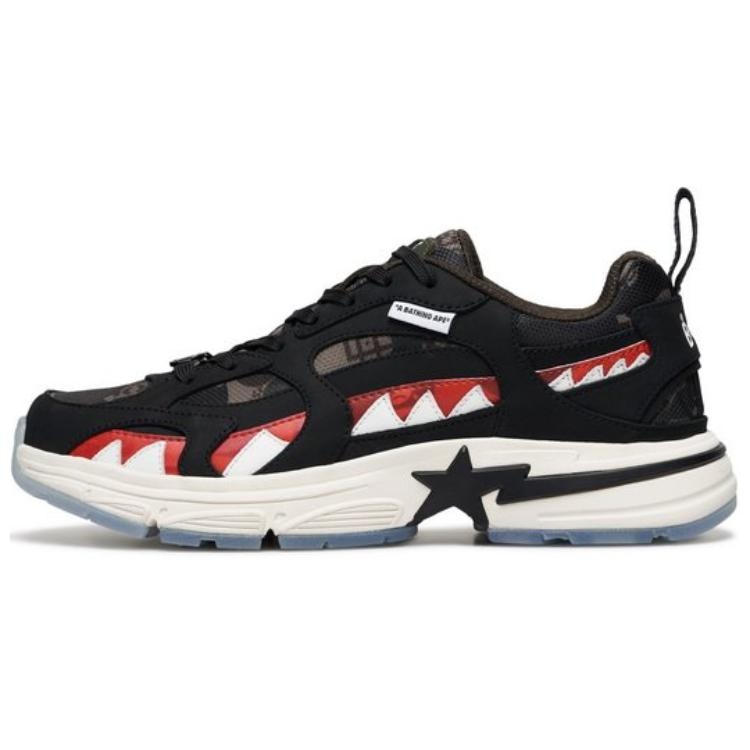 CLOT x A BATHING APE SHARK STA Black