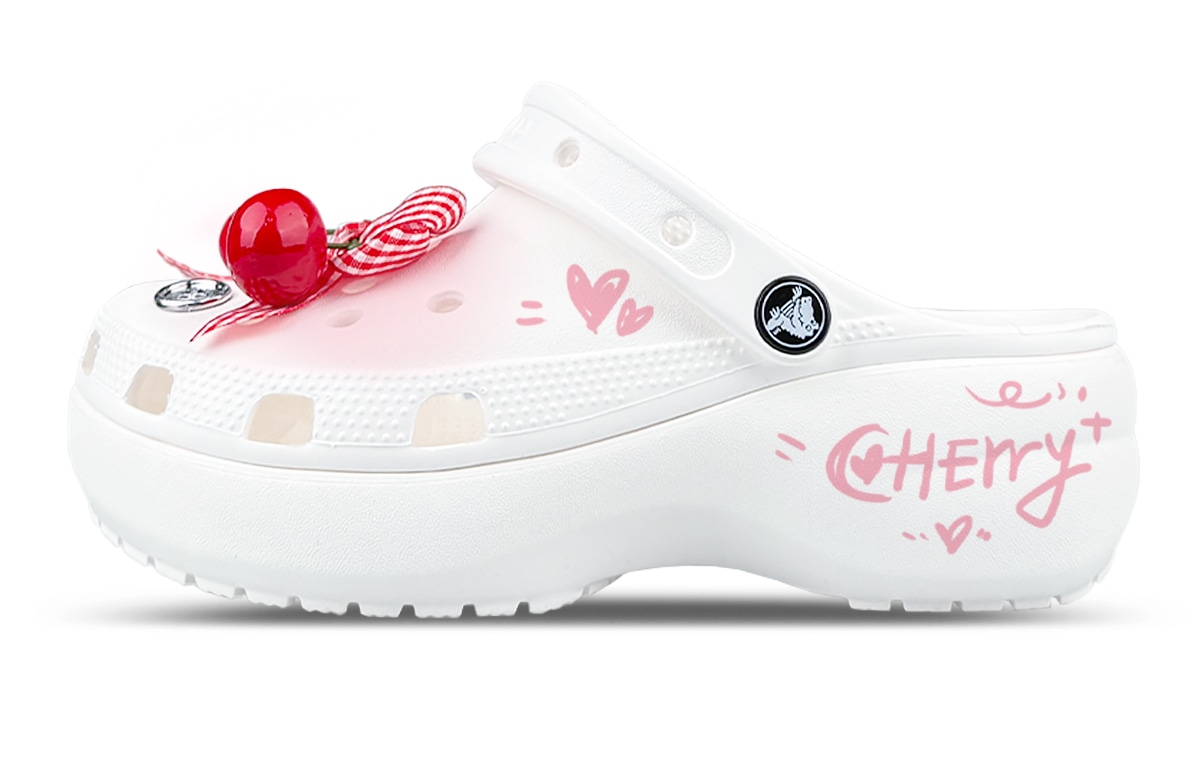 Crocs Classic Clog White Red