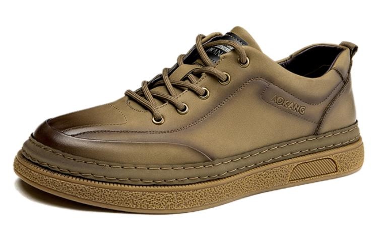 奥康/AOKANG AOKANG Low Top Sneakers Khaki