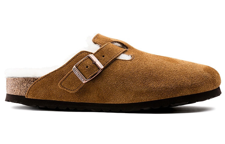 Birkenstock Boston Shearling Brown — фото 1
