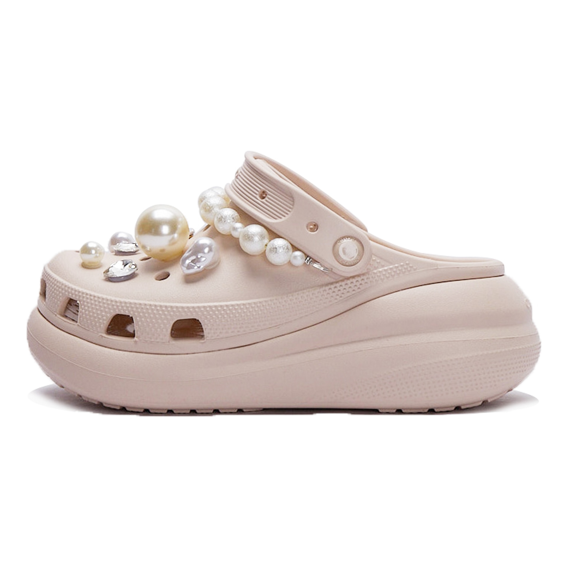 Crocs Pink Bubble Clogs