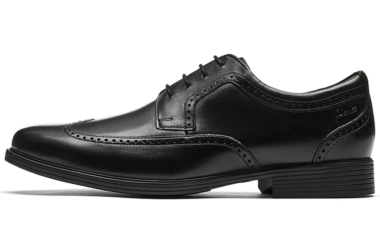 Clarks Formal Leather Shoes Black