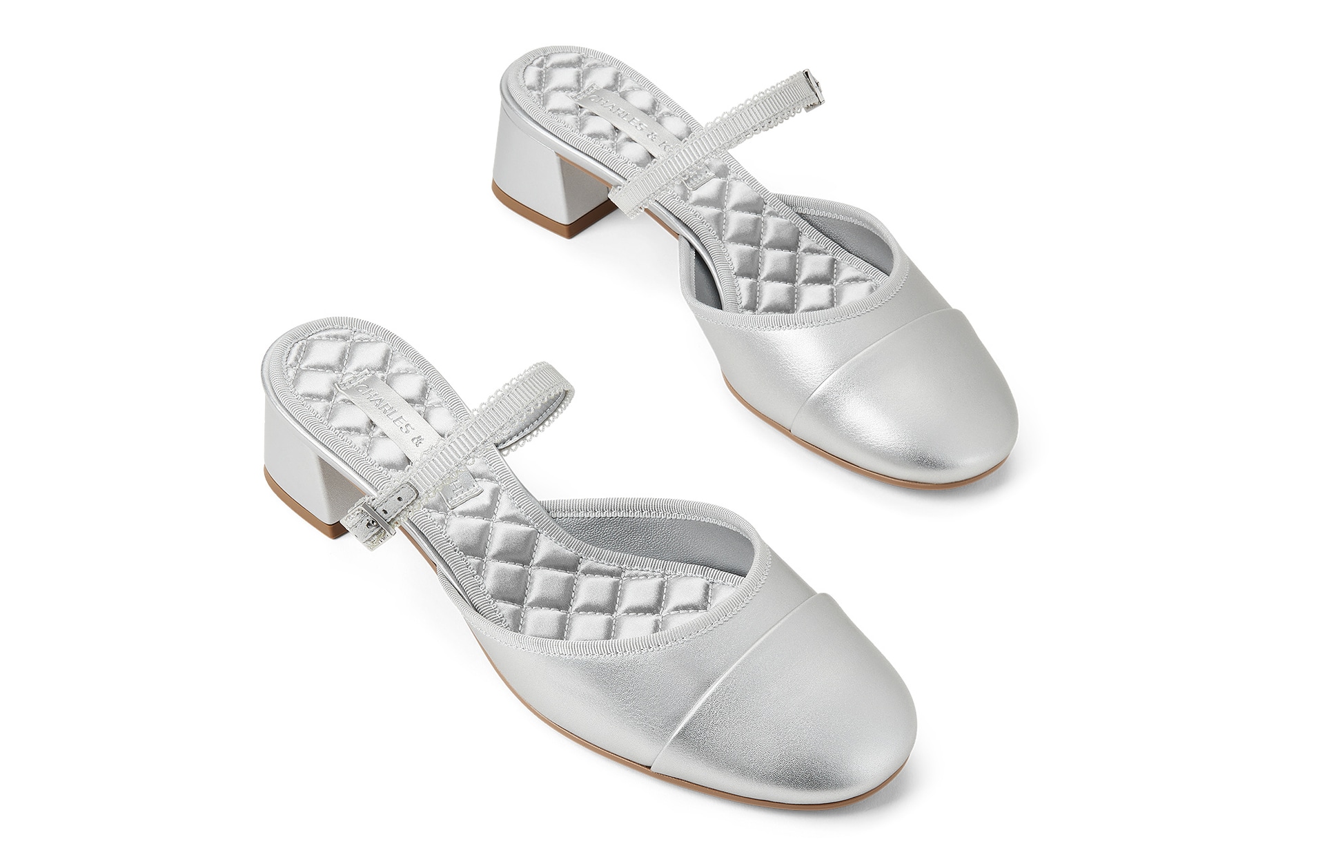 Charles&Keith CHARLESKEITH ck 4.1cm SilverLilacBlack — фото 2