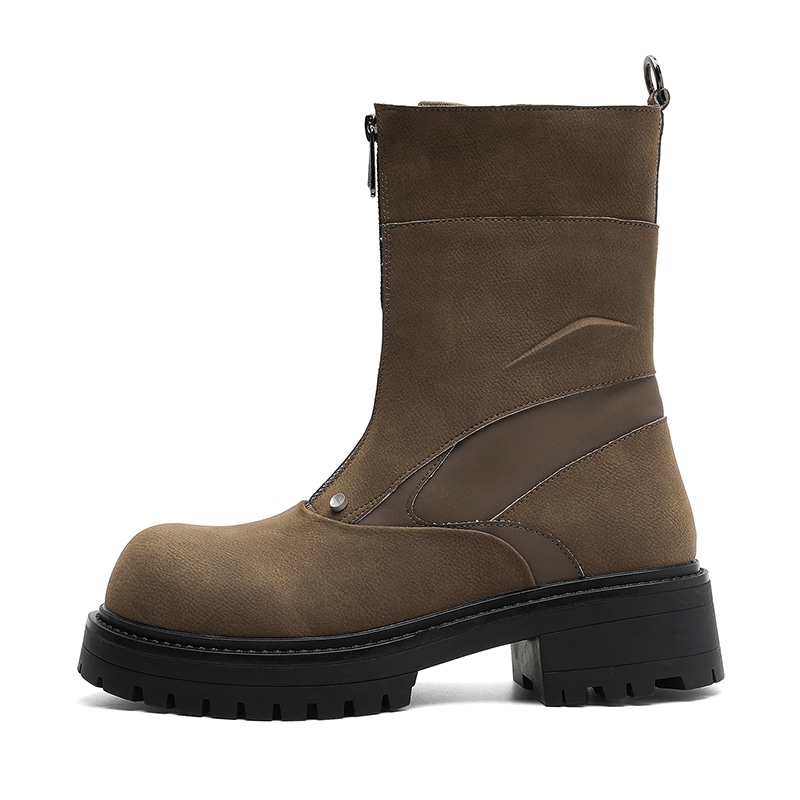 Dounkol Double Layer Pigskin High-top Boots — фото 7