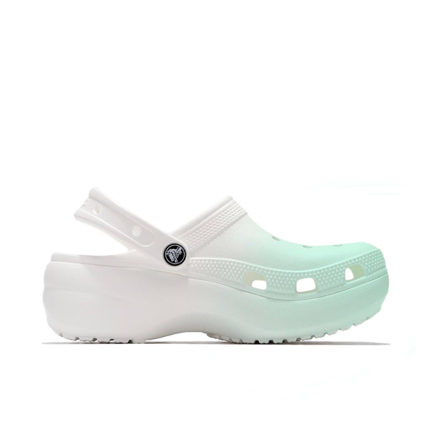 Crocs Classic Platform Clog Green — фото 1