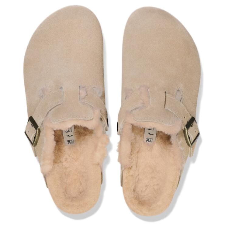 Birkenstock Boston Shearling Sand — фото 3