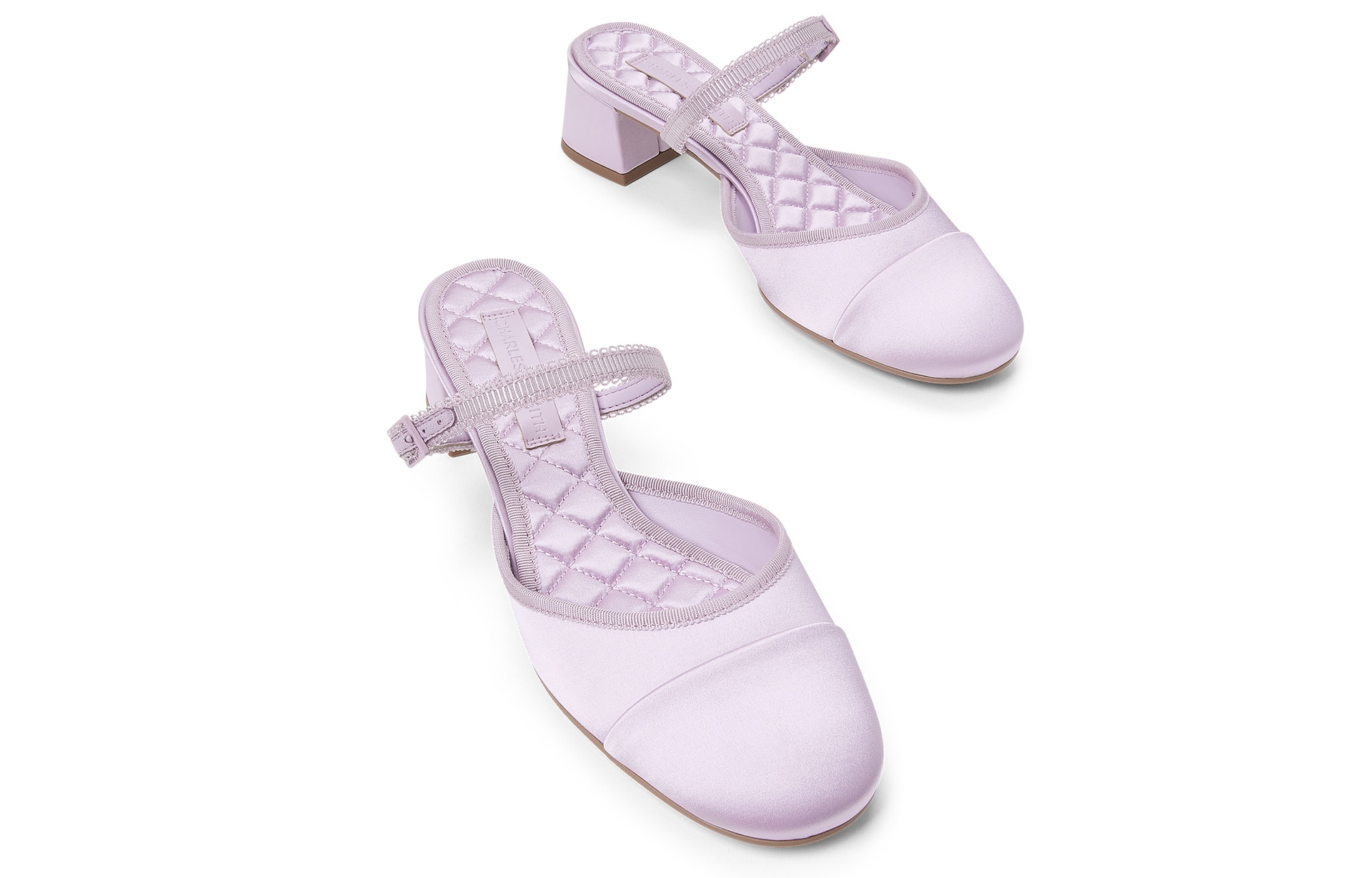 Charles&Keith CHARLESKEITH ck 4.1cm SilverLilacBlack — фото 8