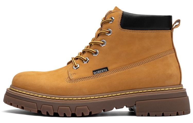 Roberta Di Camerino Classic Yellow Hiking Boots