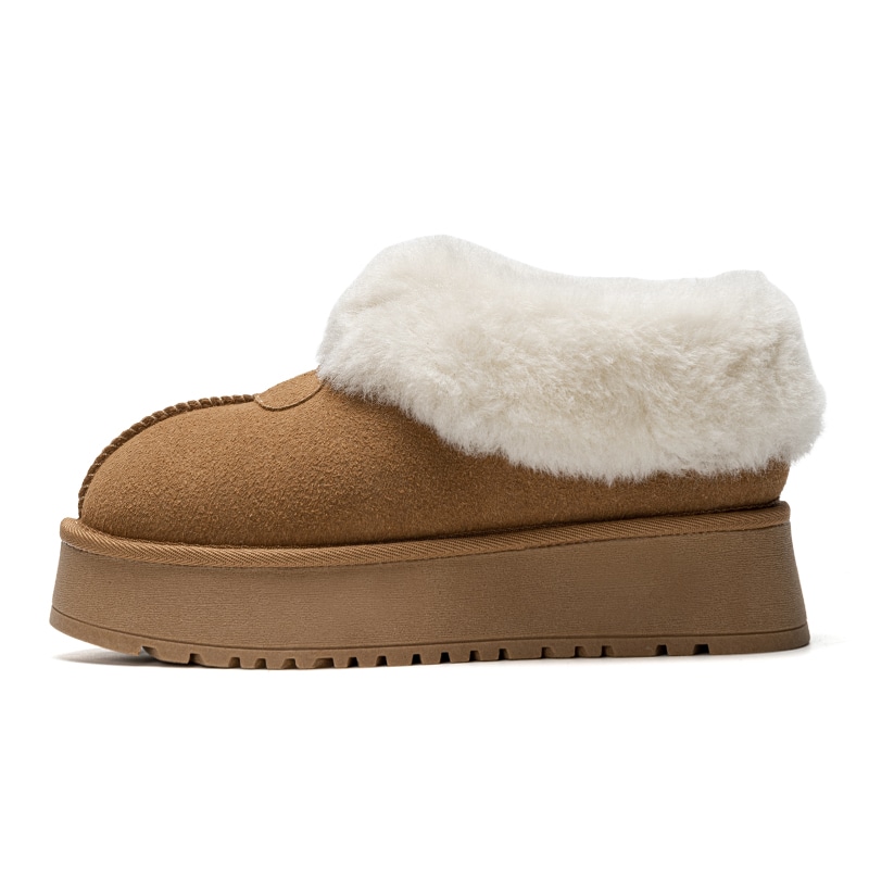 EXULL 依思Q EXULL Q Fabric Ankle Snow Boots