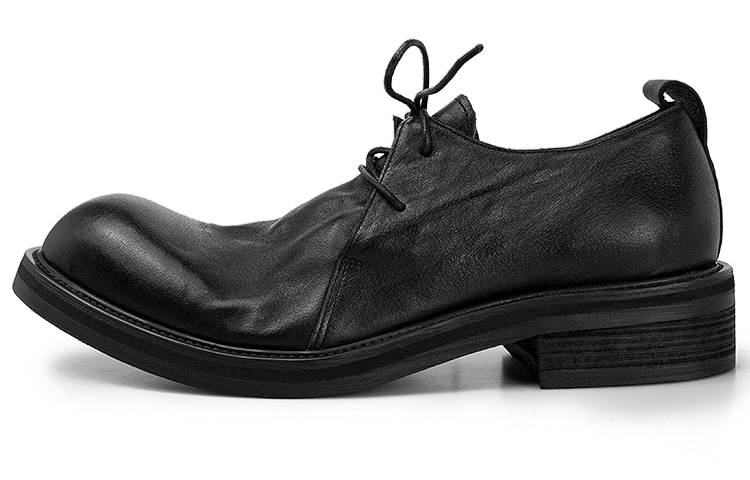 幻象者 Huanzhe Original Design Black Leather Shoes