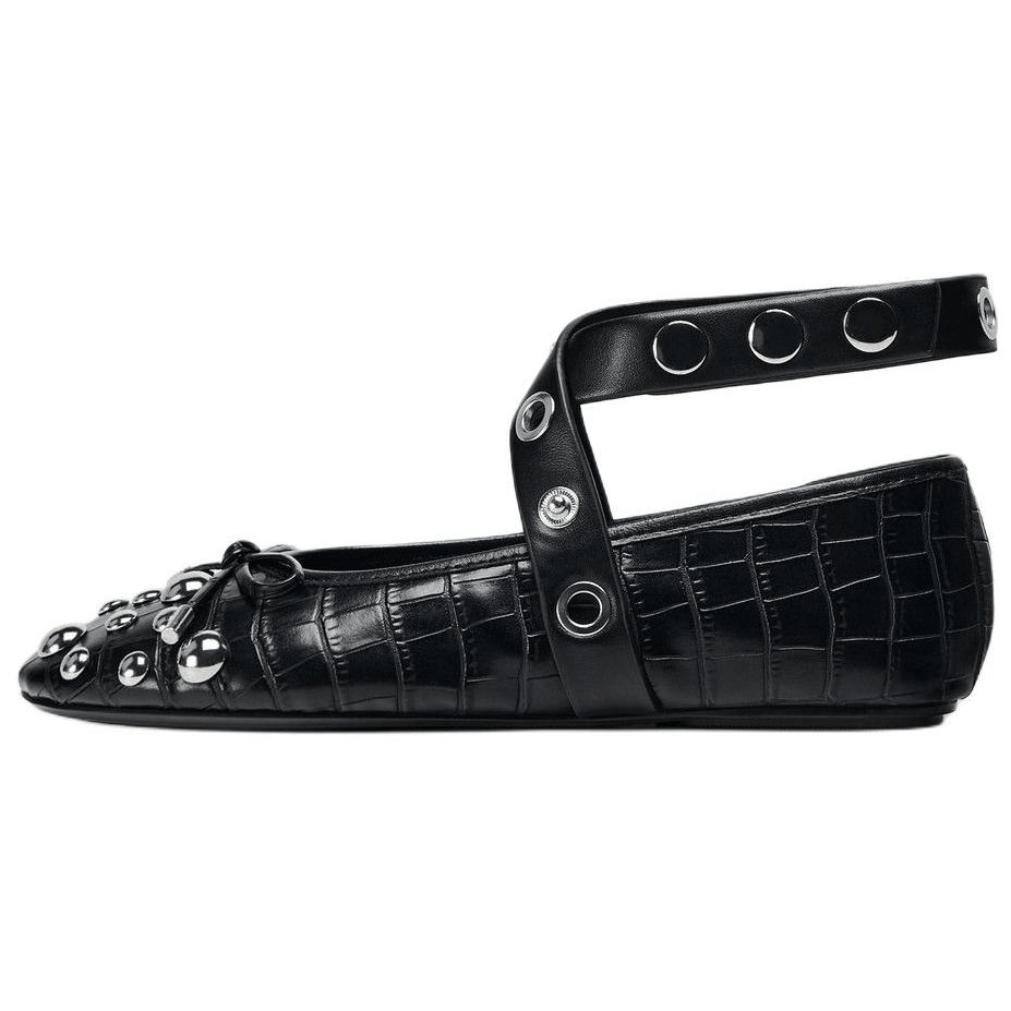 ZARA Classic Casual Flats Black
