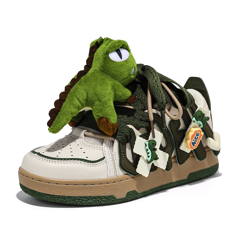 艾米与麦麦 Amy & Mai Dinosaur Bread Sneakers — фото 1