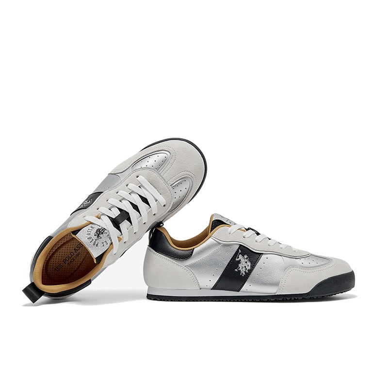 U.S. Polo Assn. Low Top Sneakers Black Beige — фото 3