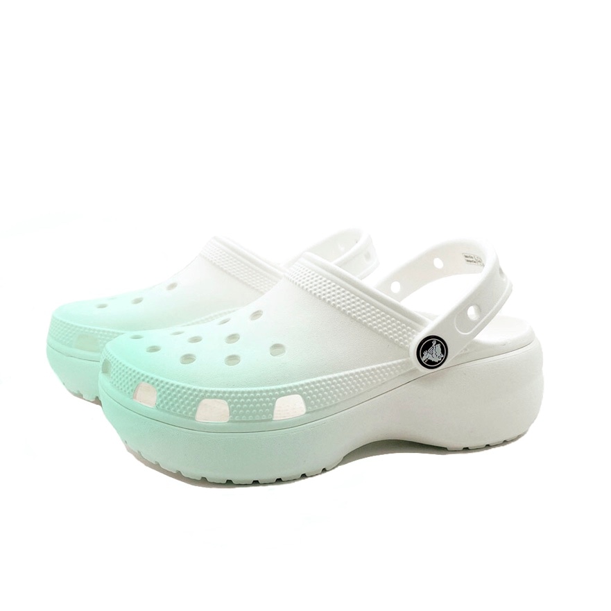 Crocs Classic Platform Clog Green — фото 2