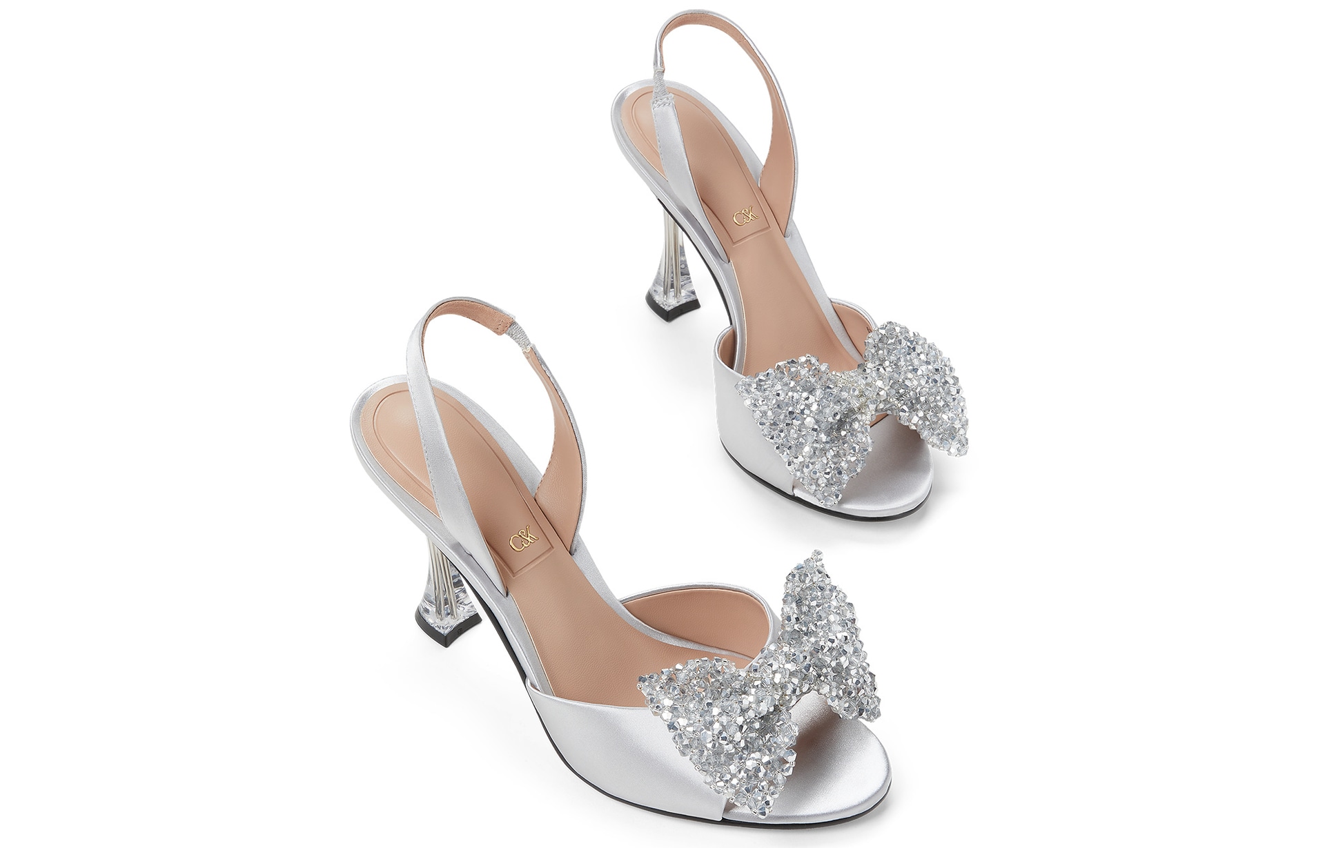 Charles&Keith CHARLESKEITH ck 9.3cm SilverChampagne — фото 2