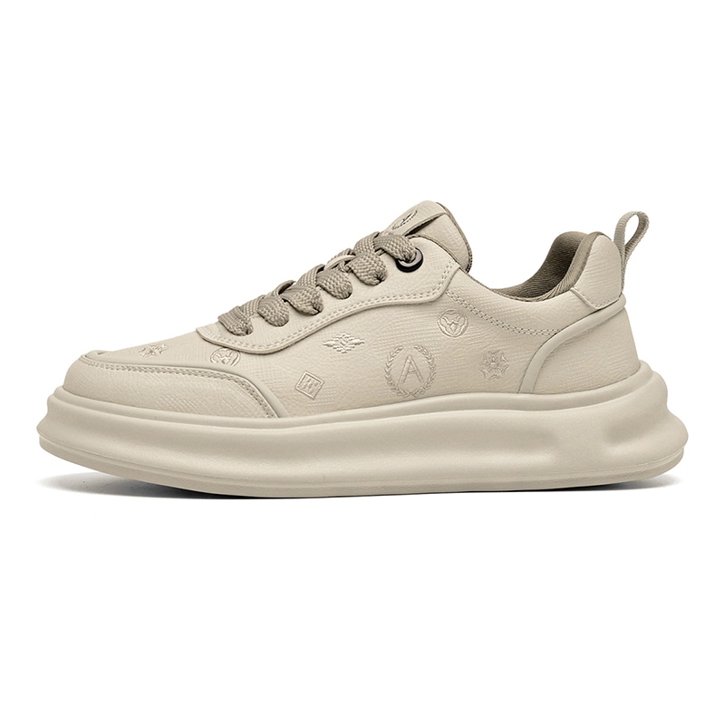 Кроссовки 奥康/AOKANG Aokang Letter Embossed Low Top Sneakers