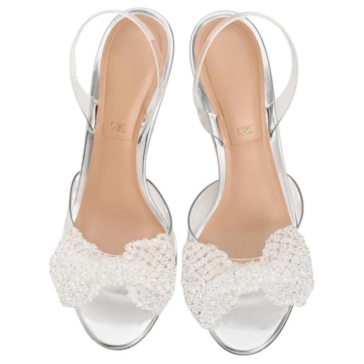 Charles&Keith CHARLESKEITH ck 9.3cm SilverChampagne — фото 10