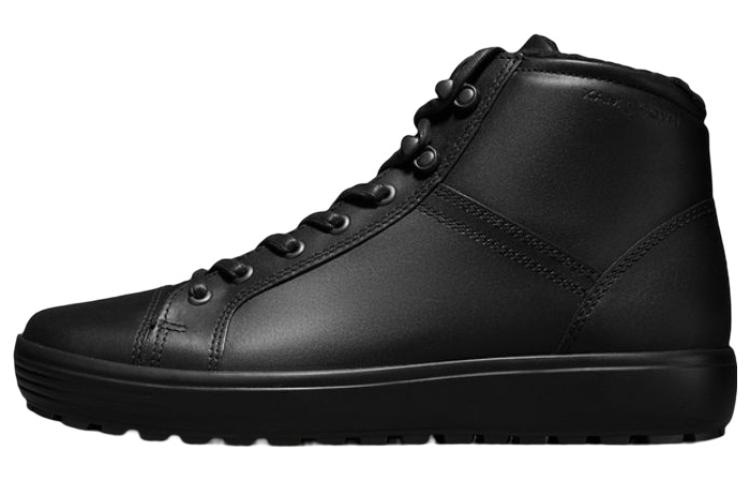 ecco/爱步 Ecco Soft 7 High Top Black