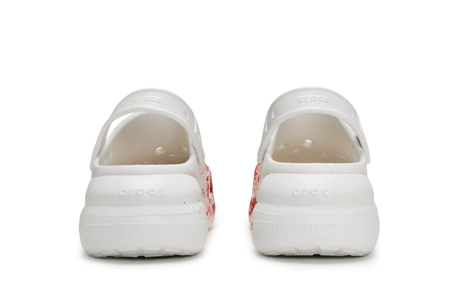 Crocs Crush Clog White Red — фото 4