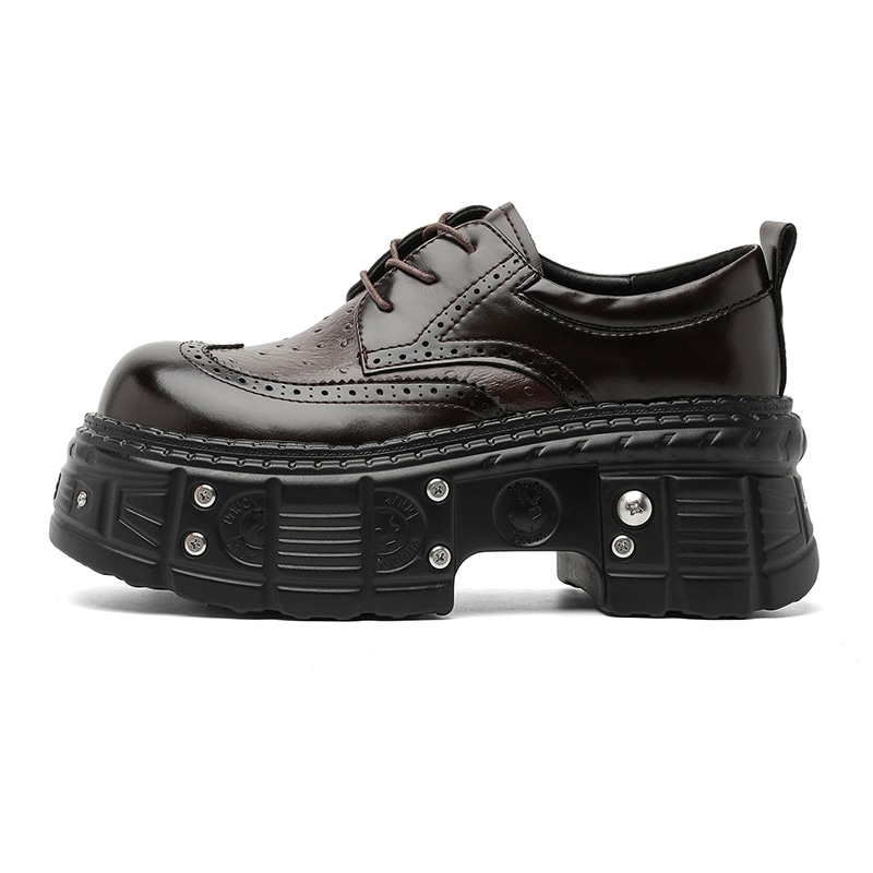 Dounkol Derby Thick Sole Studded Shoes — фото 7