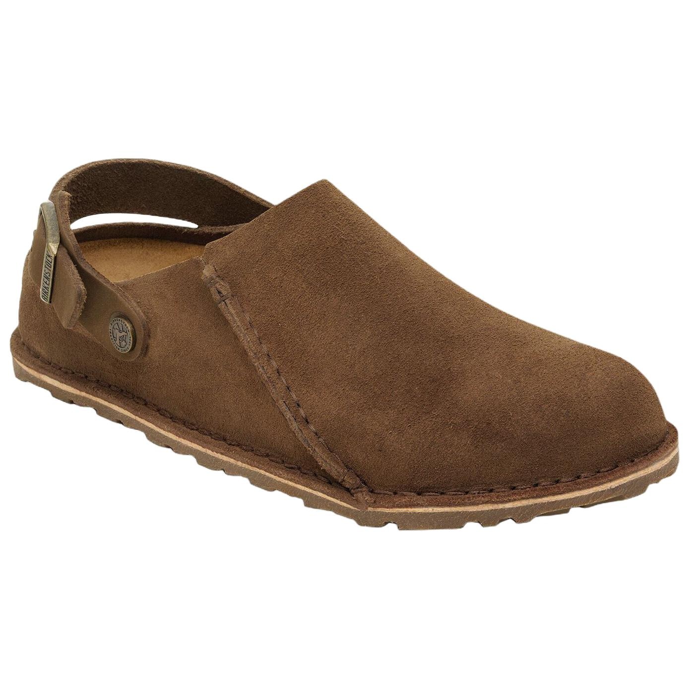 Birkenstock Lutry Premium Suede Brown Wide — фото 1