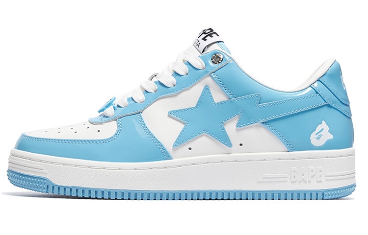 A BATHING APE STA White Blue