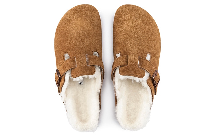 Birkenstock Boston Shearling Brown — фото 4