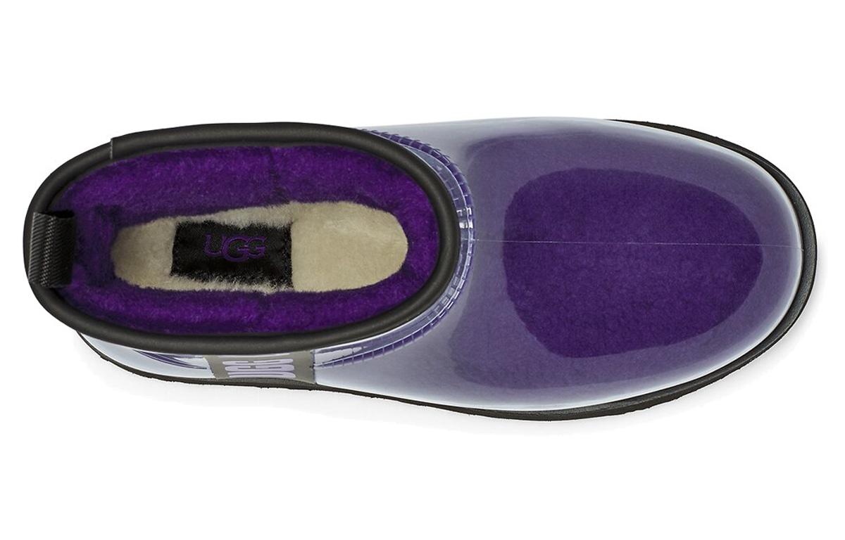 Ugg Classic Clear Mini Black Purple — фото 3