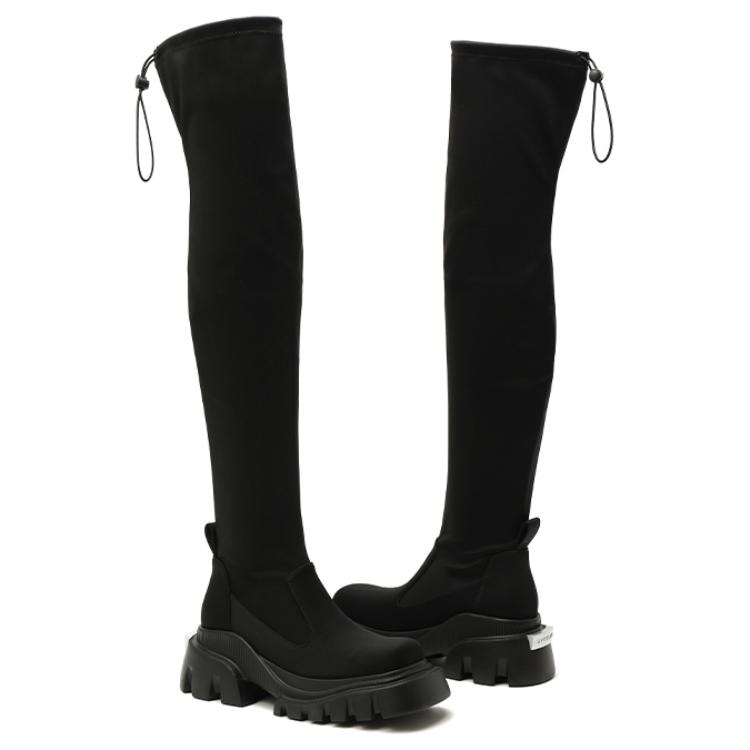 Daphne Lab Over-the-Knee Boots Black — фото 4