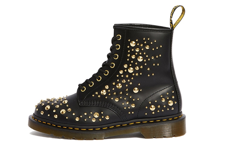 DR.MARTENS Dr. Martens 1460 Midas Gold Studded Boots