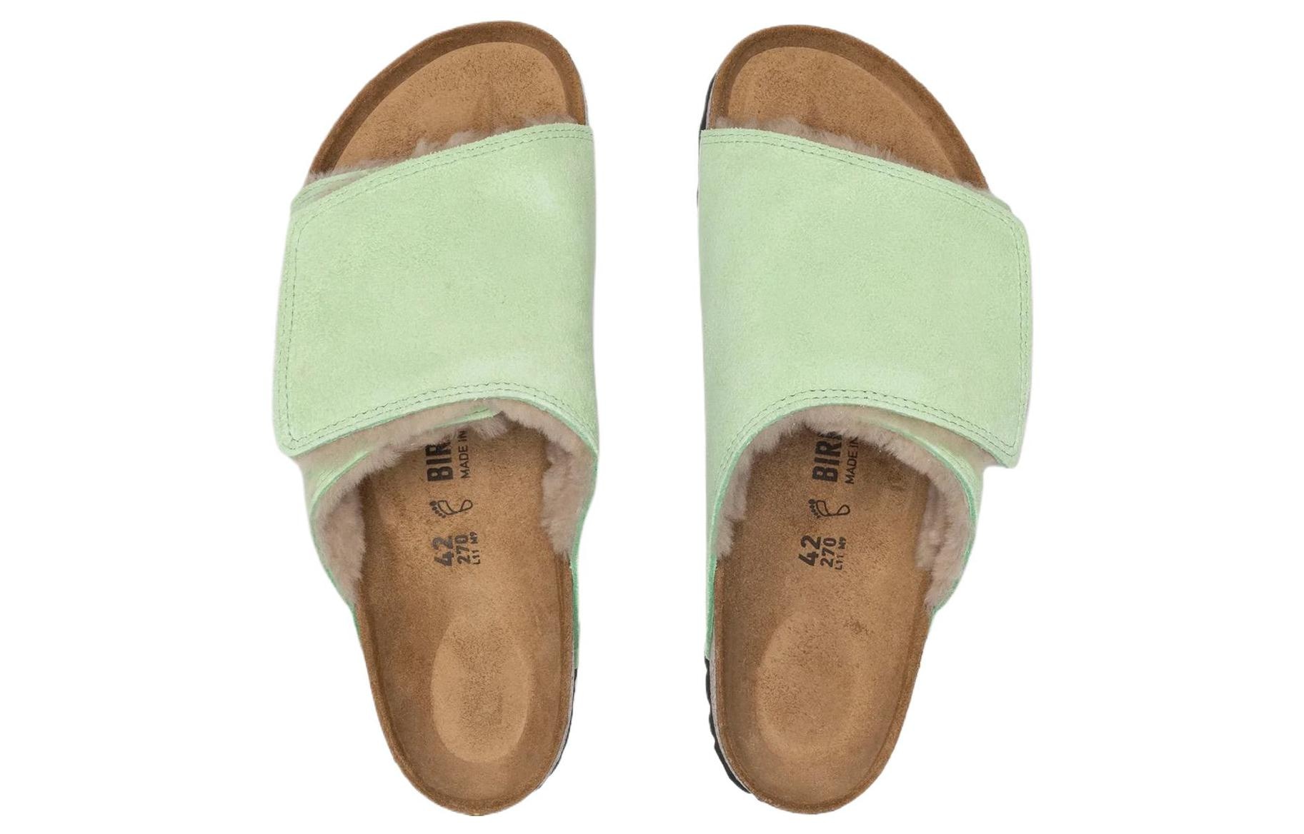 Birkenstock Stussy x Birkenstock Green Slides — фото 3
