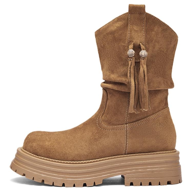 Ботинки Agsdon Retro Tassel Ankle Boots