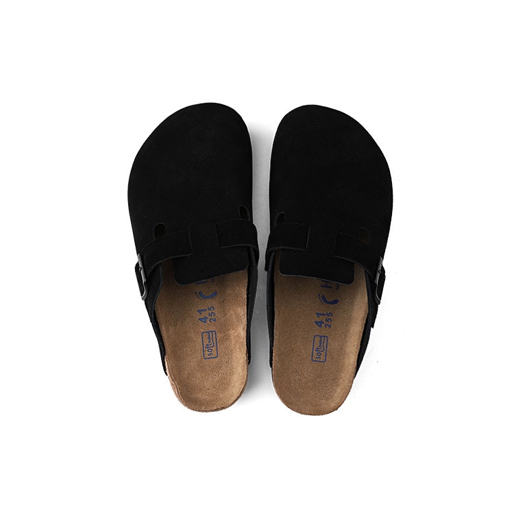 Hanqiaoriji Cocoon Series Suede Clogs Black — фото 4