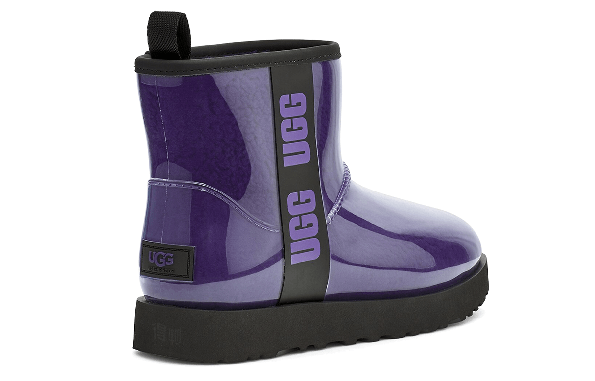 Ugg Classic Clear Mini Black Purple — фото 4