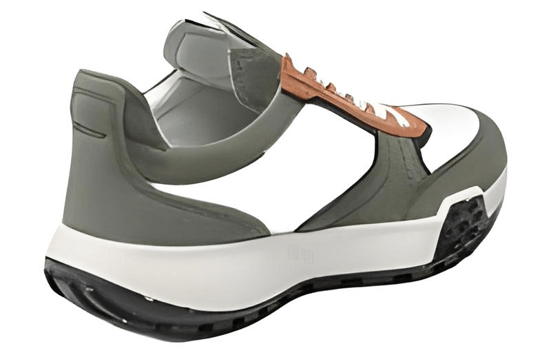 Ecco Retro Comfort Sneaker Olive — фото 3
