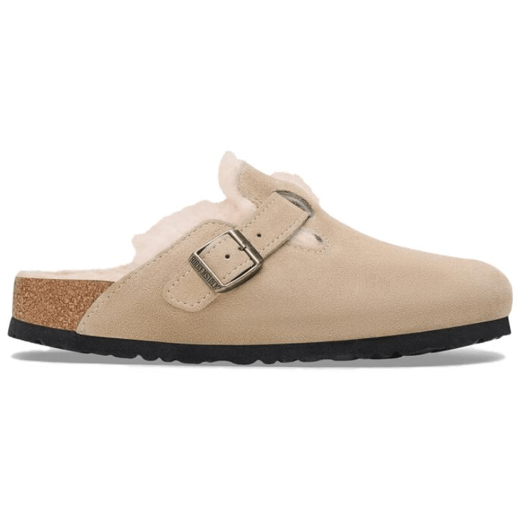 Birkenstock Boston Shearling Sand — фото 1