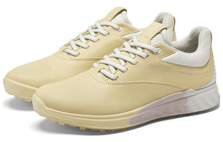 Ecco Low Top Lace-Up Shoes Mustard — фото 1