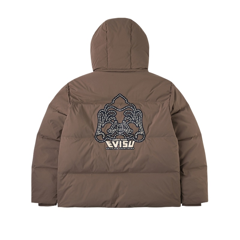 EVISU Down Jacket Beige